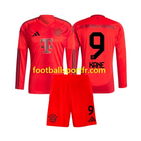Tenue Bayern Munich Harry Kane 9 Enfant Domicile 2024-2025 Maillot de Foot ML